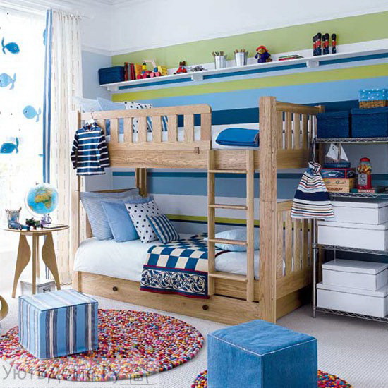 интерьер детской комнаты для двойняшек