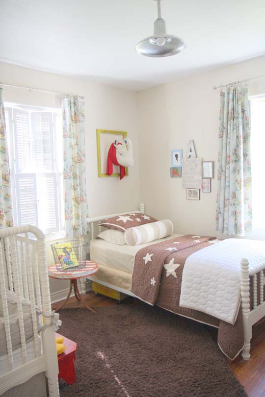 интерьер детской комнаты пастель